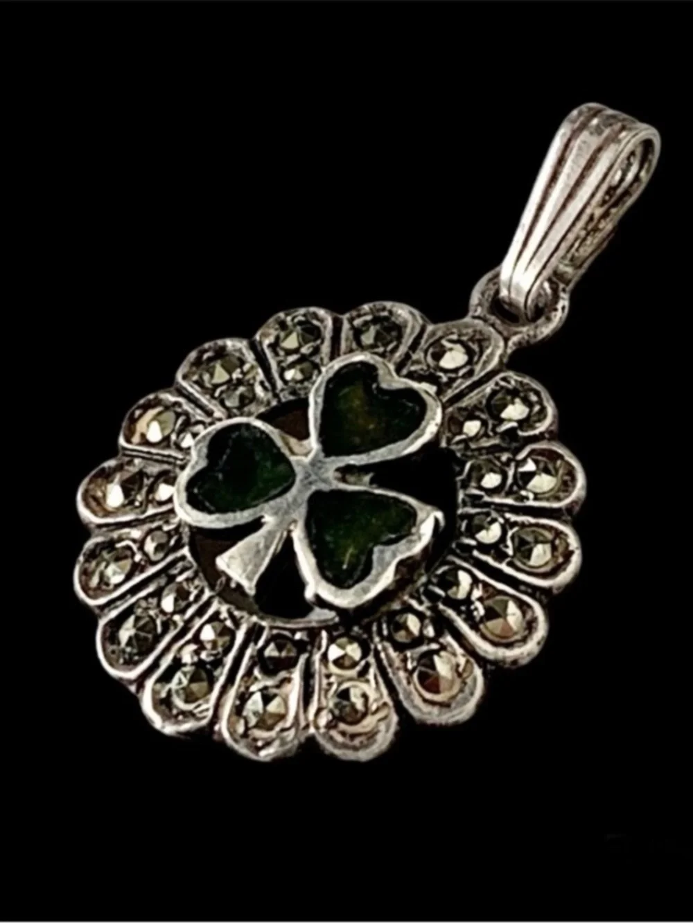 Pendant 925 Sterling Silver Lucky Clover